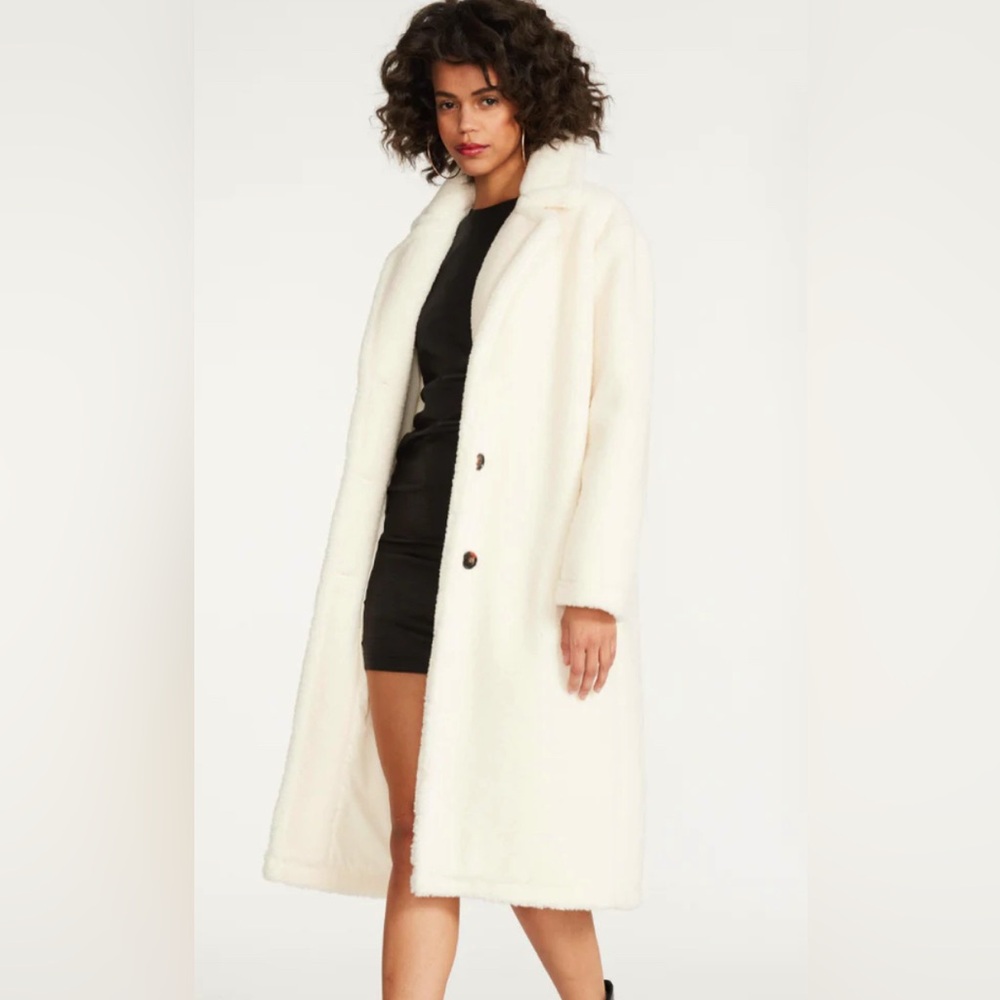 Steve Madden Creamy - Sherpa Sadie Jacket Women’s Size Small (NWT)